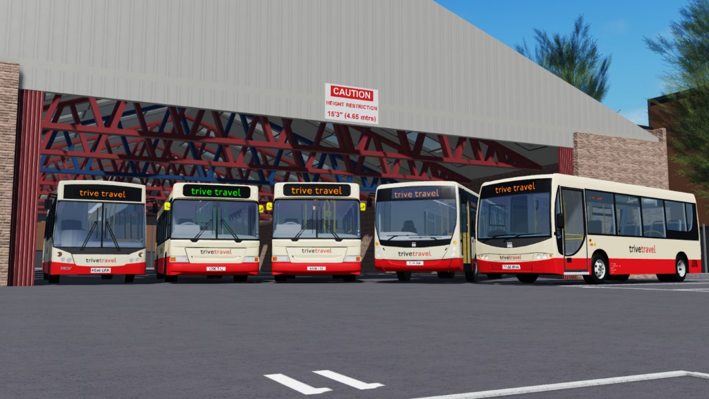 Photo of the Trive Travel buses from 2023